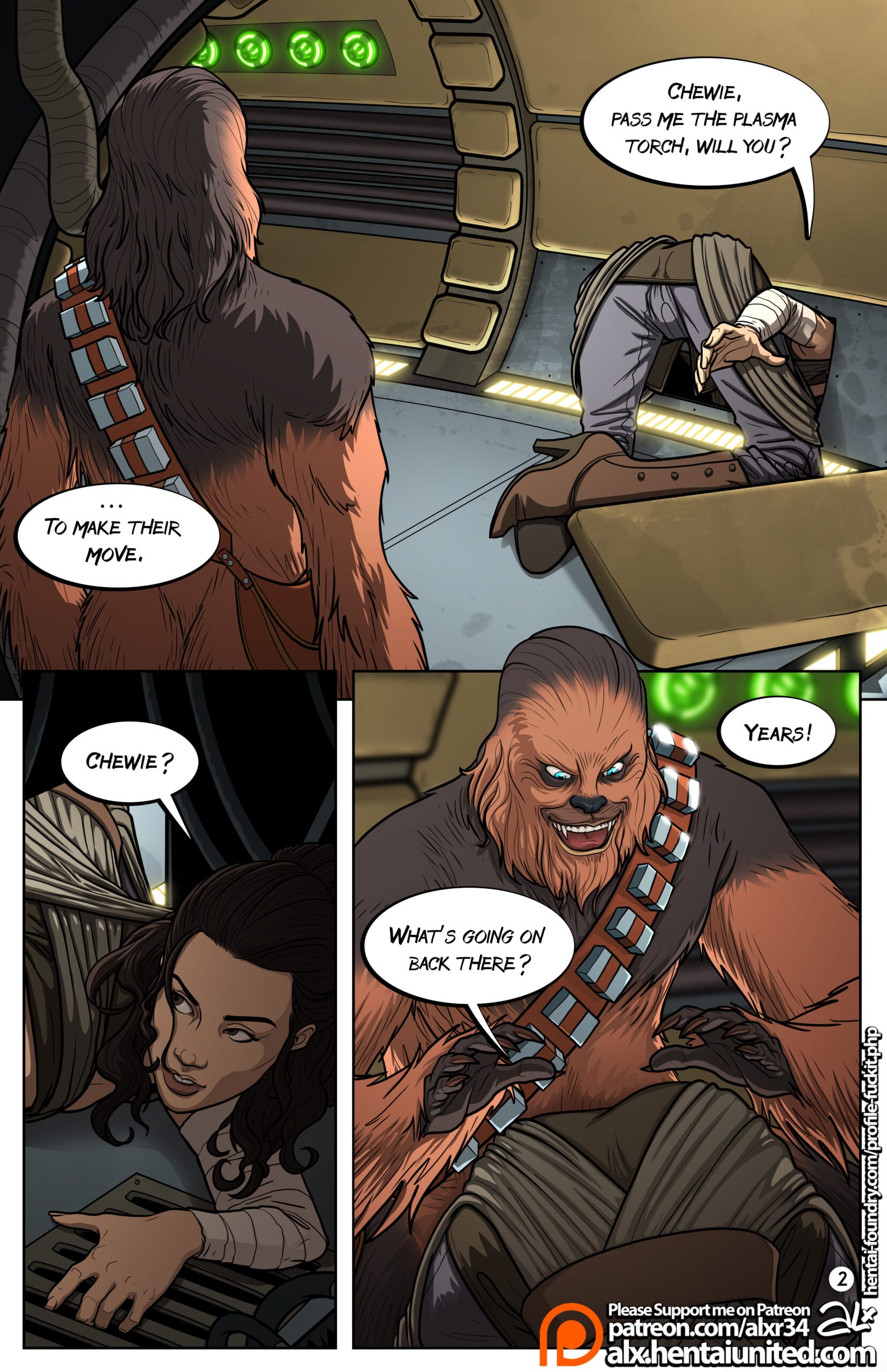 Porn comic Star Wars Parody A Complete Guide To Wookie Sex PornKomix